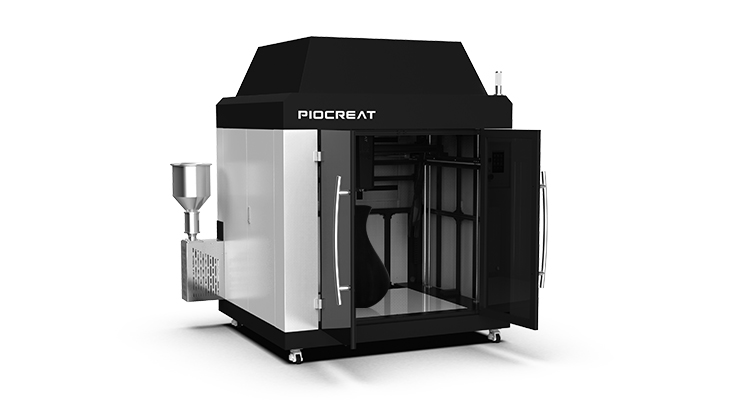 Pellets 3D printing technology has low consumables and fast printing speed